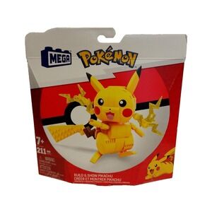 NIB MEGA Pokemon GMD31 Build & Show Pikachu 211pcs Building Blocks